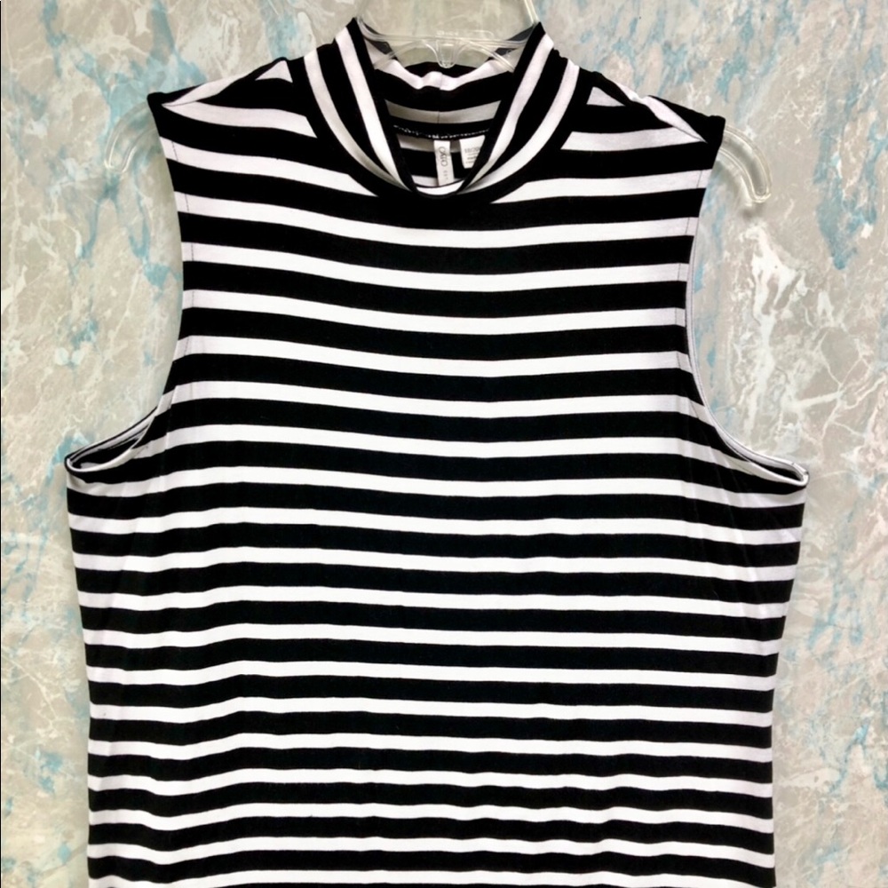 Cato Knit Striped Dress Blouse